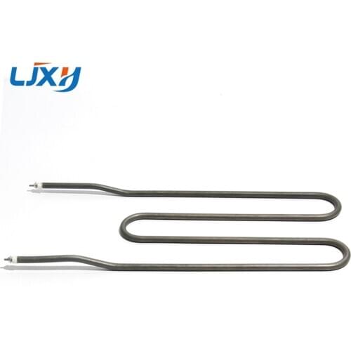 LJXH Diameter 6.5 Green SUS Pipe W Type Electric Oven Heating Tube Self-service Barbecue Plate Dry Heating Tube 220V 1200W