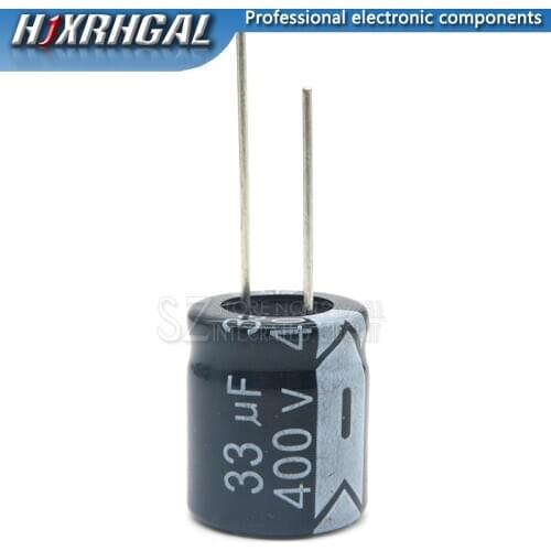 1PCS 400V33UF 16*22mm 33UF 400V 16*22 Electrolytic capacitor