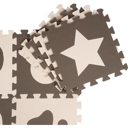 12Pcs Mickey& Love & Dog Paw & Petals &Five-pointed Star Baby Child Foam Floor Soft Baby Mat Educational Toy Gift For Kids HWC