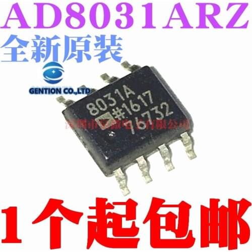 5PCS AD8031 AD8031ARZ AD8031AR SOP-8 in stock 100% new and original