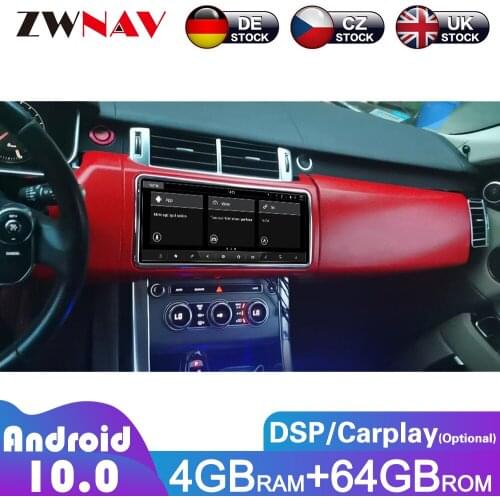 12.3" Android 10 For Range Rover Executive Edition 2013 - 2017 IPS Screen Radio Car Multimedia Player GPS Navigation Audio Video