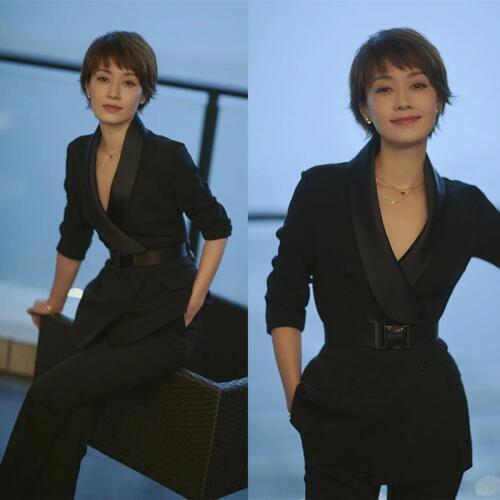 Professional small suit suit female autumn new business wear fashion Slim white-collar overalls temperament suit women suit