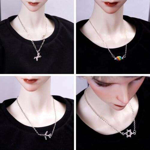 D03-P199 children handmade toy 1/3 1/4 uncle SSDF Doll clothes BJD/SD doll props Accessories fashion necklace 1pcs