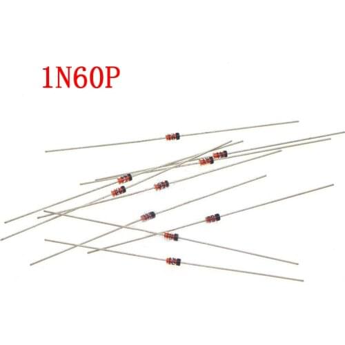 100PCS 1N60 1N60P Schottky Germanium Diode TV Radio FM Detection