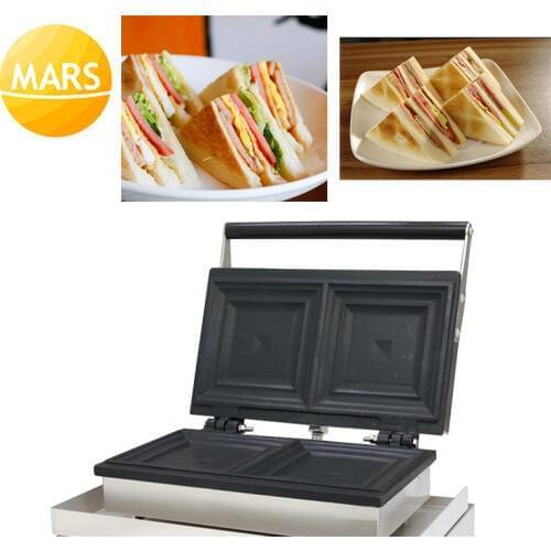 Heating Sandwich Maker Machine 220V 110V Electric Bread Breakfast Toaster Warmer Iron Grill Waffle Baker Plate