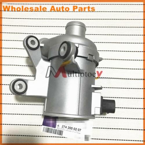 A2742000207 Engine Electric Coolant Water Pump For Mercedes W205 S205 E200 E250 M270 M274 A2742000107 2742000207 2742000107