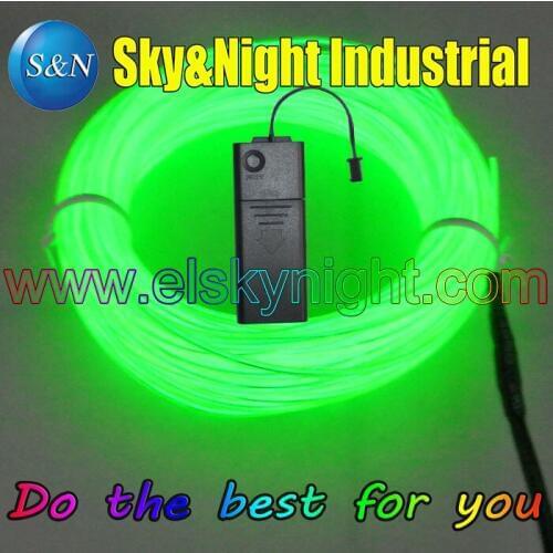 Electroluminecent Wire/Neon EL Wire 3M(1.4mm)+3V Inverter-Kelly X2 set +Free Shipping