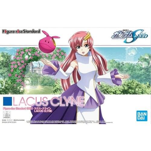 Bandai Figure-Rise Frs Seed Lacus Clyne Genuine Gunpla Assembly Model Toys Anime Fiugra Collection Toys