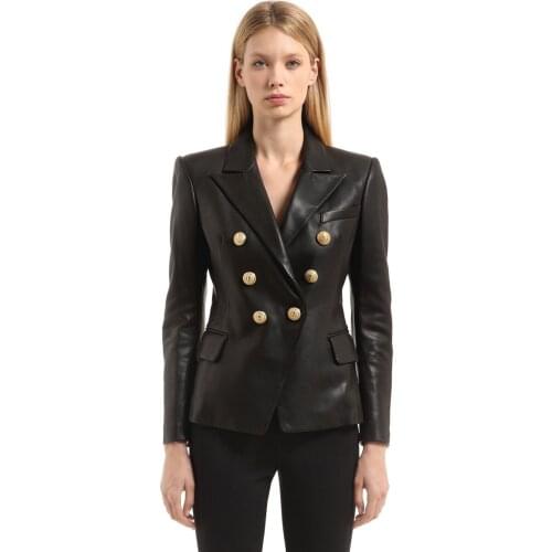 New Fashion Short Slim Real Leather Jacket Women Brown White Lapel Zipper Genuine Leather Sheepskin Coat Motorcycle High Quality