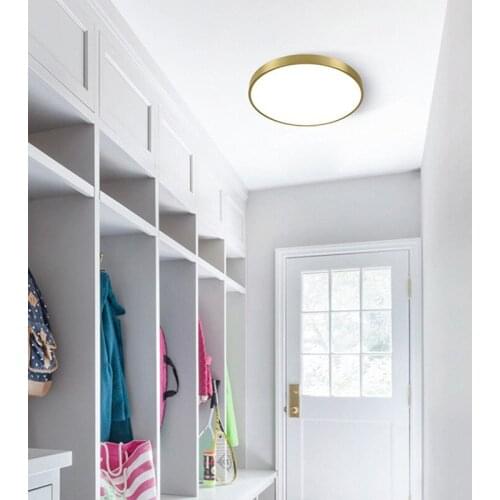 Copper color round/square/rectangular LED Ceiling lamps Indoor home&commercial&office ceiling light