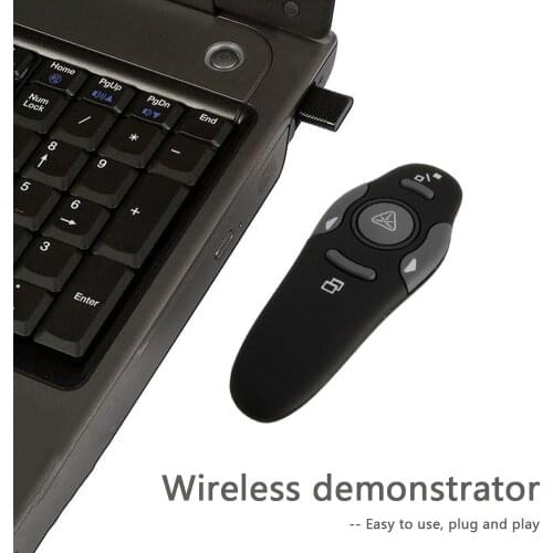 Multi-function Hot Sale Wireless Presenter 2.4GHz USB Wireless Presenter Pen PPT Remote Clicker for PowerPoint Presentation