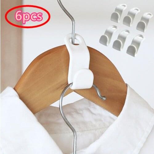 Multifunctional Clothes Hanger Pants Rack Connection Stackable Hook Household Bedroom Wardrobe Closet Organizer Storage