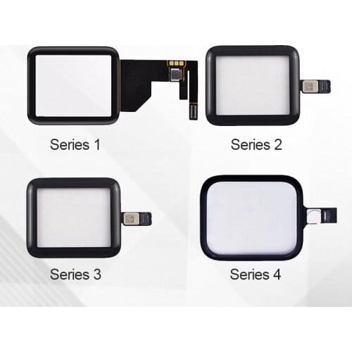 Original Touch Glass For Apple Watch Series 2 3 4 5 6 Front Glass Panel TouchScreen Replacement For iWatch3 38mm 40mm 42mm