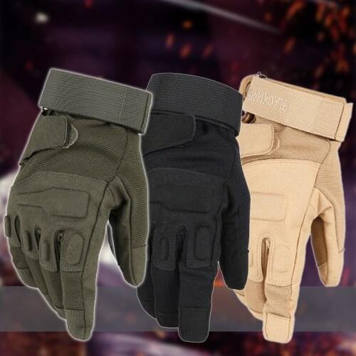 Men Tactical Gloves Army Military Combat Outdoor Climbing Shooting Fighting Paintball Full / Half Finger Guantes Gloves Male