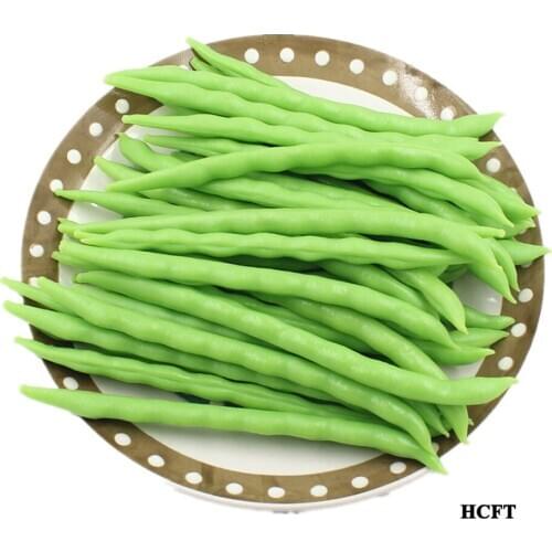Fake artificial vegetables model hotel restaurant store shop decoration long bean green bean lentils pisum peas pease model