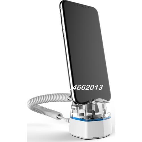 Remote control cell mobile phone security alarm display stand holder for anti-theft with charging function