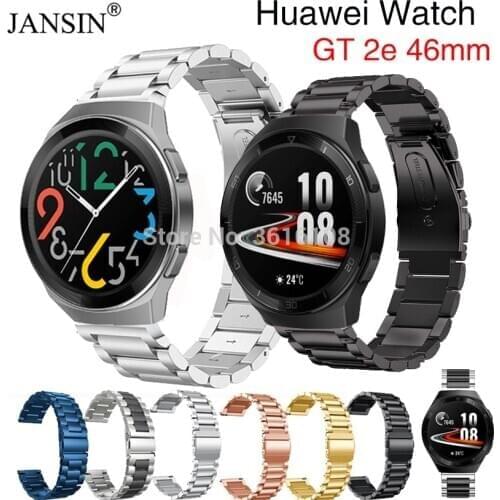 For Huawei Watch GT 2e Strap Stainless Steel Metal Band for huawei watch gt 2e 46mm Bracelet Watchband For huawei gt2e strap