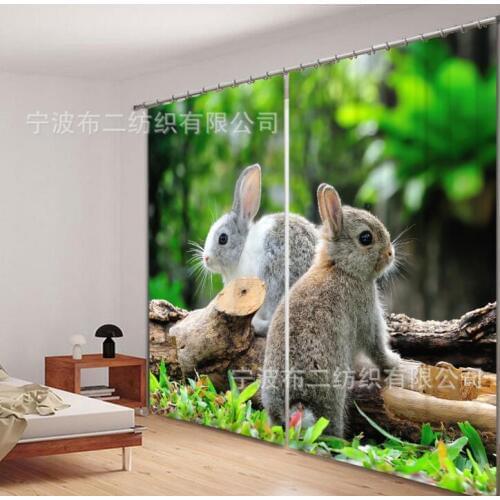 Kids Bedroom Curtains Luxury Blackout 3D Window Curtains For Living Room Customized size Drapes Cortinas Rideaux Cushion cover