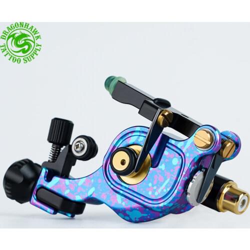 Dragonhawk Coreless Motor RCA Interface Adjustable Stroke Tattoo Rotating Machine Professional Permanent Makeup Tattoo Machine