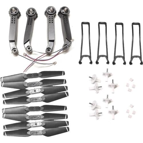 SG107 SG-107 RC foldable drone accessories parts arm with engines motor gears guard propeller wings