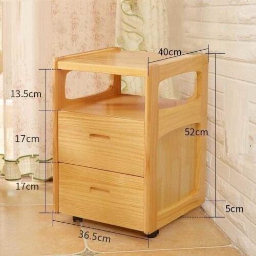 Korean Table Chevet Meuble Chambre European Vintage Wooden Mueble De Dormitorio Quarto Cabinet Bedroom Furniture Nightstand