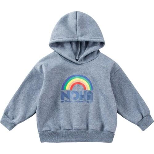 Boys Hoodies Girls Casual Hoody Sweatshirts Fleece Streetwear Tops Boys Pullovers Hoodies Teen Girls Clothing Baby Boy Clothes