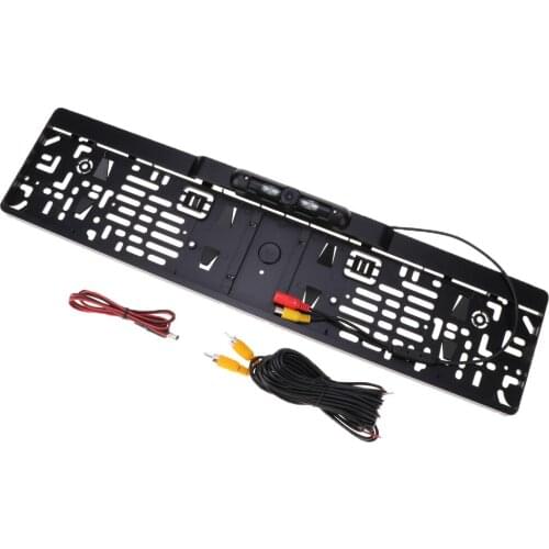 Universal Car Rear View CCD HD Camera in EU European License Plate Night Vision Waterproof Car Reverse Backup Parking