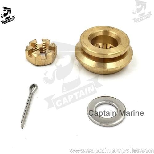 25-30HP Hardware Kit Thrust Washer/Spacer/Nut/Cotter Pin for Tohatsu Outboard Propeller 25HP 30HP