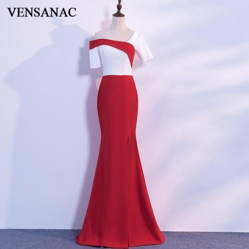 VENSANAC Womens One Shoulder Dresses