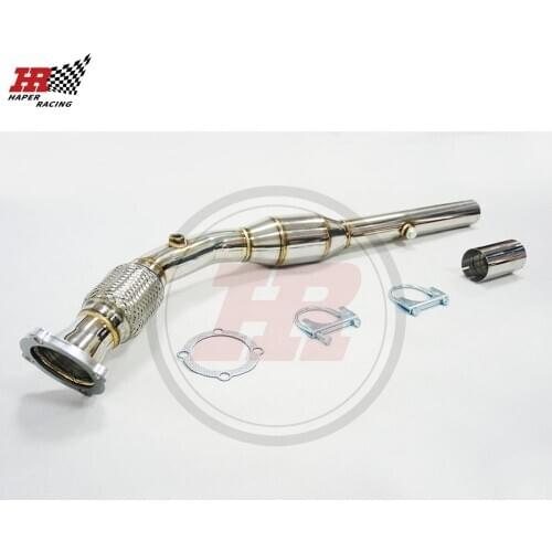 HP RACING Stainless Steel Exhaust Decat Downpipe For GOLF MK4 20V G Ti A3 TT 1.8T 1998-2004