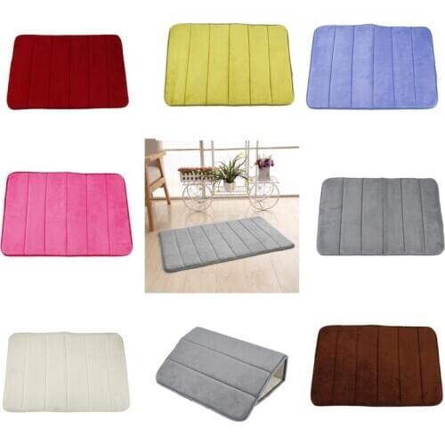 1Pcs Soft Carpet Slip-resistant Bathing Room Rug Floor Door Mat Dirt Barrier Semi Circle Floor Door Cushion Mat Rug 60x40cm