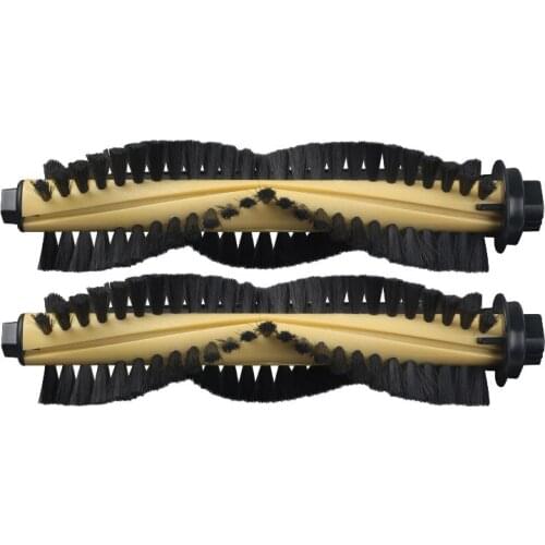 2pcs Robot Vacuum Cleaner Roller Brush for Polaris PVCR 0726W 0826 0926w Robotic Vacuum Cleaner Parts Main Brushes Replacement