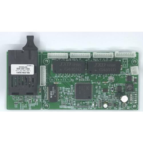 5-port full Gigabit fiber optic Ethernet switch, 1 single mode dual fiber fiber 4 port full 1000M network module PBCA 3km-100KM