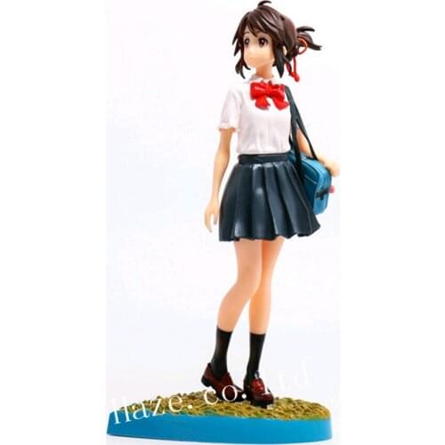 Anime Your Name Mitsuha Miyamizu 1/8 Completed PVC Figure Figurine Model 22cm