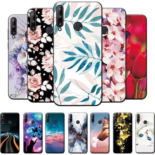 For Huawei P Smart Z Case Bumper 6.59 inch Soft TPU Silicone Cover For Huawei P Smart Z Cases Scenery Back Cover Protective Case