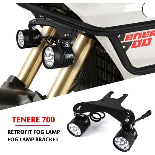 For YAMAHA tenere 700 T700 XTZ 700 T7 2019 2020 Adventure All Year Motorcycle Fog Lamp Spotlight Bracket Holder Spot Light Mount