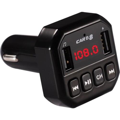 FM Transmitter Bluetooth-compatible Car Handsfree Kit FM Modulator Car Mp3 Player USB 5V 3.1A Phone Charger TF USB Music Play