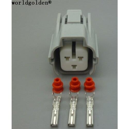 Worldgolden 3 Pins 2.2mm Way Female Auto Car Connector Automotive Plug Camshaft Sensor Socket For Toyota 6189-0131