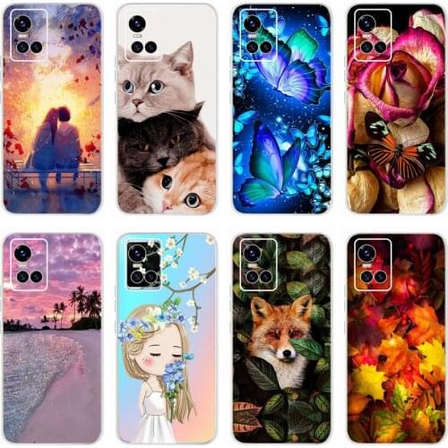 Cute Patterned Case For Vivo S10 Case V2121A Soft Silicone Phone Cases For Vivo S10 S 10 Back Cover Slim Fundas Shockproof Coque