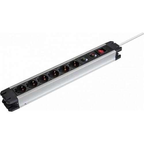 Schuko 6 Way Multi-socket Adapter NIMO MEL158 3500W