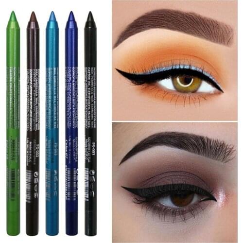 5/10pcs Matte Glitter Eyeliner Pencil Set Blue Green Black Waterproof Eyeshadow Pen Pigment Long Lasting Eye Liner Makeup