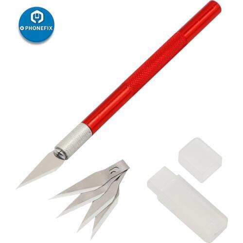 Non-Slip Metal Knife Soldering Jumper Wire Cutter PCB Cleaning Hand Tools Kit For Mobile Phone iPhone Repair