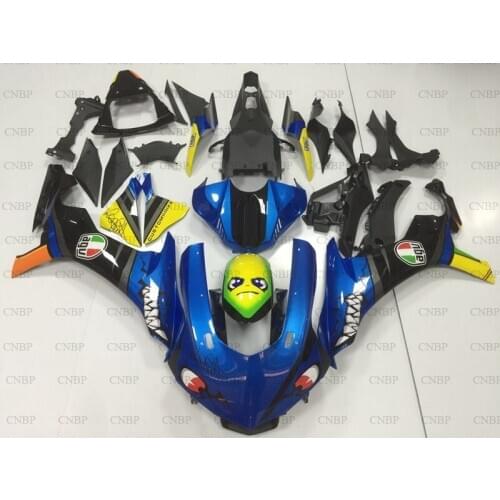 YZF R1 2015 - 2017 Bodywork YZF R1 17 Motorcycle Fairing YZFR1 17 Blue Black Shark Fairings