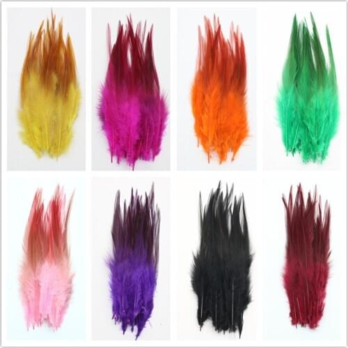Wholesale 100pcs/lot High Quality Pheasant Feather 10-15cm Long Chicken Feathers DIY Jewelry Decoration Plume