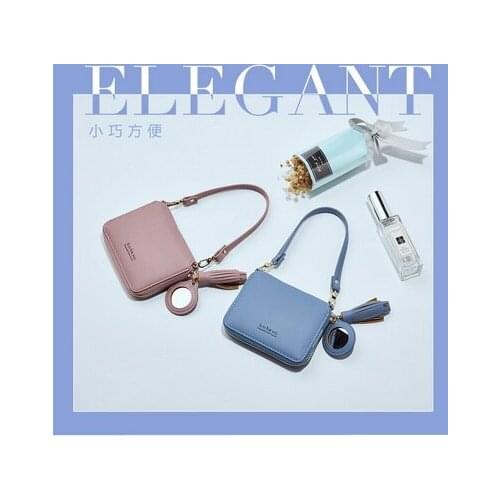 By dhl or ems 50pcs New Fashion Women Wallet Short Handle Wrist Ladys Purse carteira portefeuille femme Tassel Girl Bag