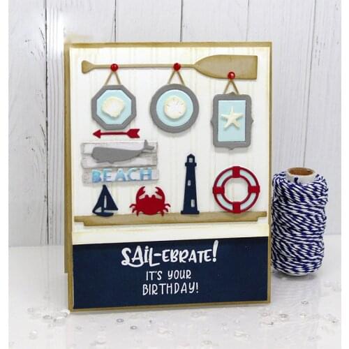 Sailing Tools Metal Cutting Dies Stencils For DIY Scrapbooking Decorative Embossing Cards Craft Die Cutting Template New 2019