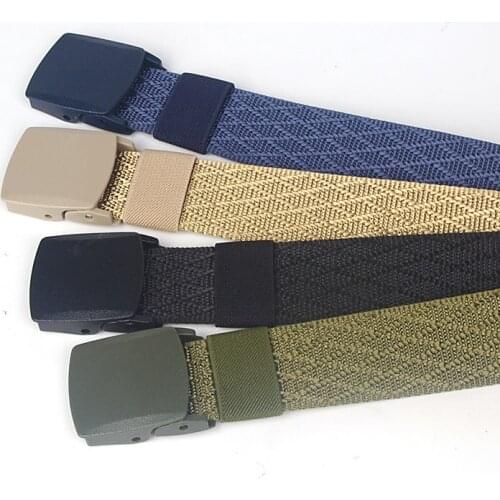 Nylon Fabric Belts Men Military Tactical Belt Quick Release Automatic Buckle Belts Training Waist Belt Male Jeans Belts Strap