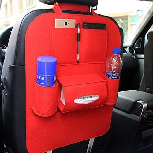 Car Storage Bag Universal Back Seat Organizer Box car Accessories for Ford Focus Fusion Escort Kuga Ecosport Fiesta Falcon EDGE