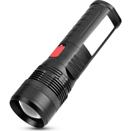 High Bright Power LED Flashlight Aluminum Hunting L2 Waterproof Torch Light Powerful Lanterna Built In 2*18650 Battery