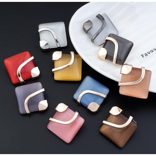 High Grade Inlaid Diamond Sweater Coat Metal Button New Design Women Suit Windbreaker Button Large Versatile Decorative Button